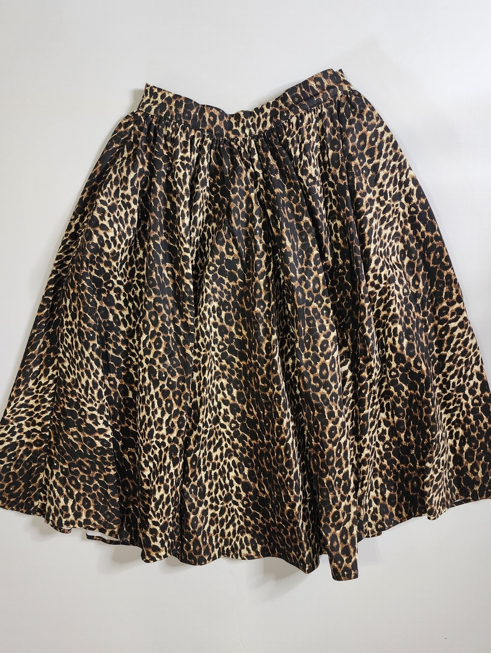 Rare NWT *Soldout* Vixen By Micheline Pitt Leopard Swing Skirt ~ New Fit